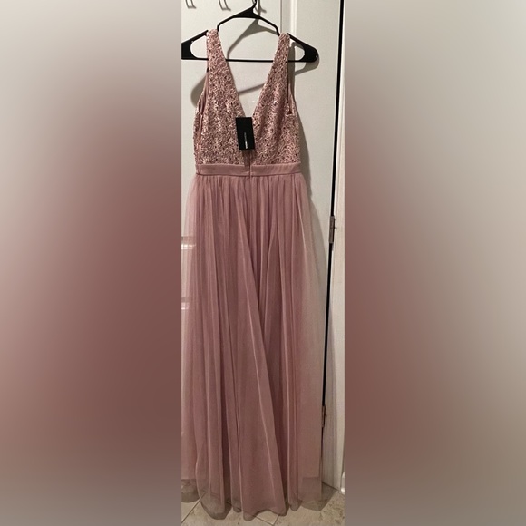 Stunning, Run This Show Tulle Maxi Dress - Mauve - Picture 3 of 8